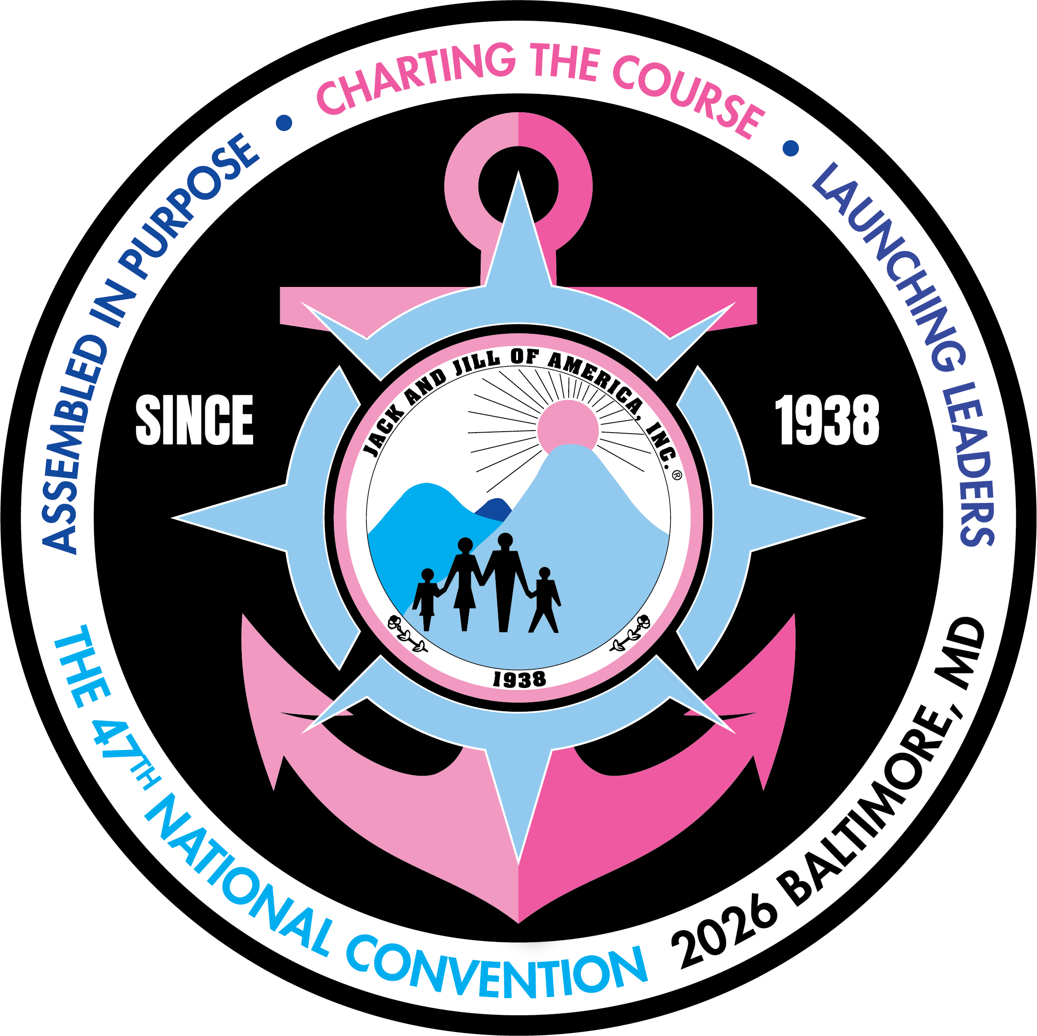47th National Convention seal – Jack and Jill of America, Inc., Baltimore 2026